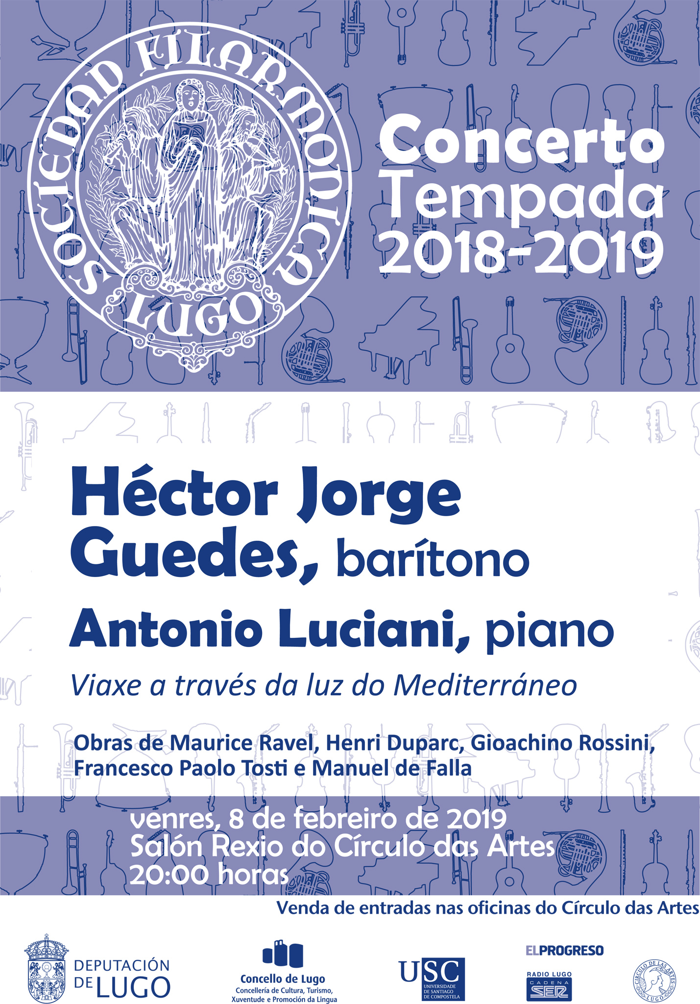 Concerto: Héctor Jorge Guedes, barítono