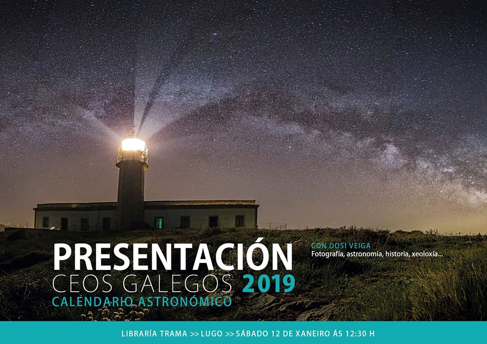 Presentación do calendario astronómico "Ceos Galegos 2019"