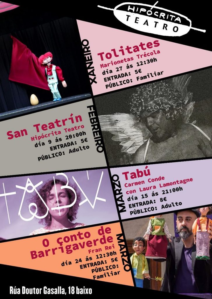 Teatro: “Tolitates” no Local Hipócrita de Lugo