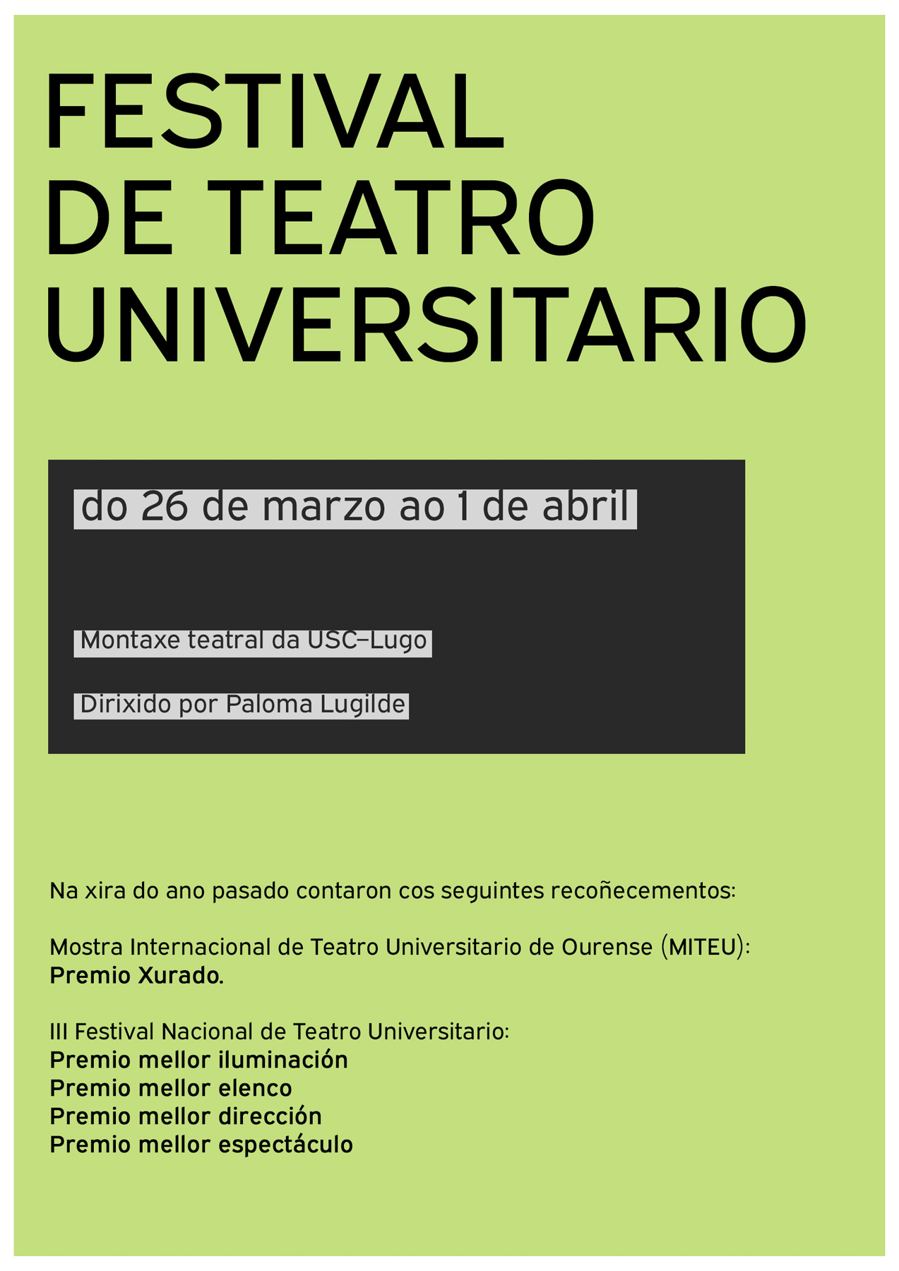 Festival de Teatro Universitario