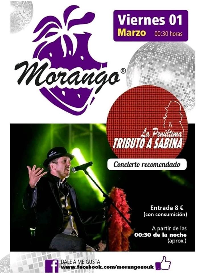 Concierto de La Penúltima, tributo a Sabina