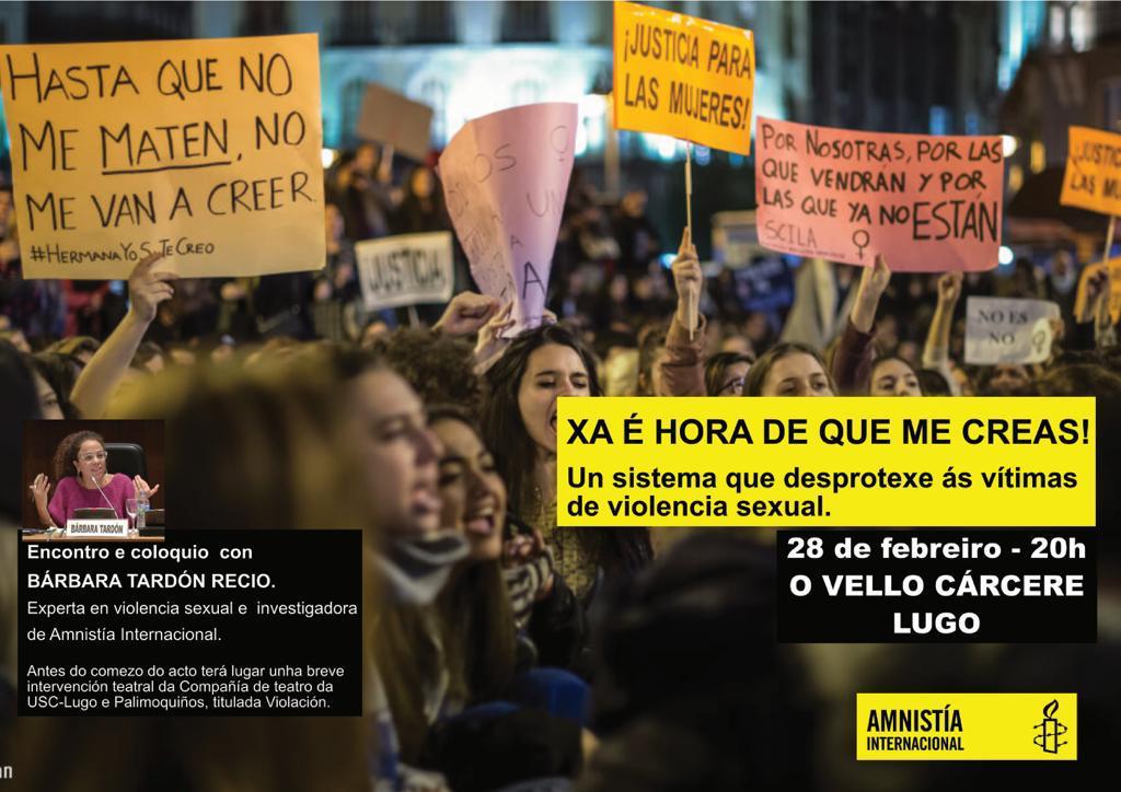 Coloquio: un sistema que desprotexe ás vítimas de violencia sexual