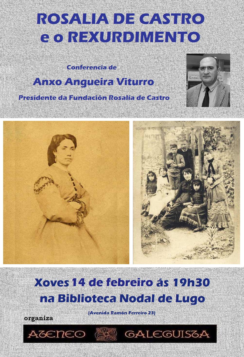 Conferencia “Rosalía de Castro e o rexurdimento"