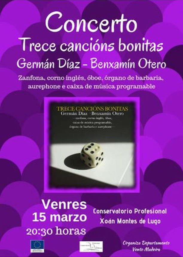 Concerto de Germán Díaz e Benxamín Otero