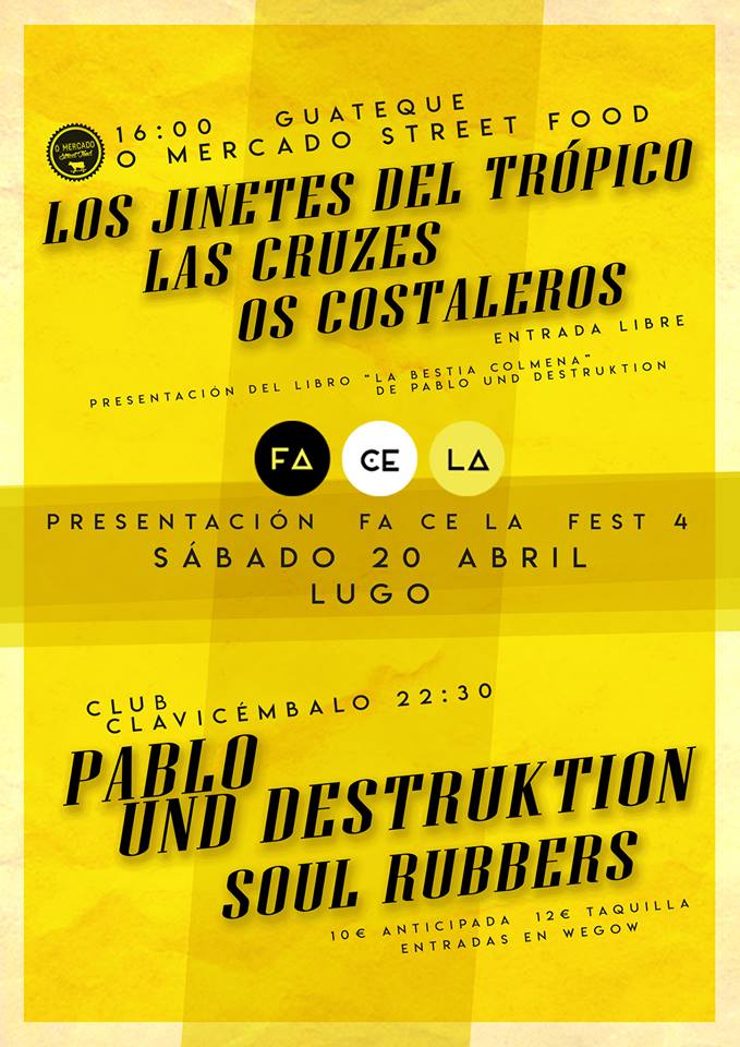 Guateque presentación Fa Ce La Fest 4 en Lugo