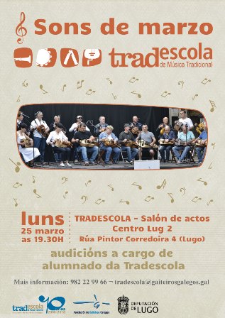 Concerto "Sons de Marzo" na Tradescola de Lugo