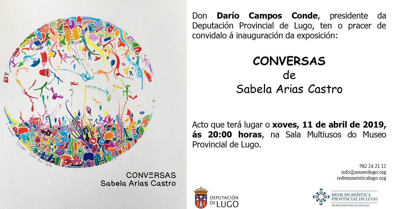 Inauguración da expo: Conversas, de Sabela Arias Castro
