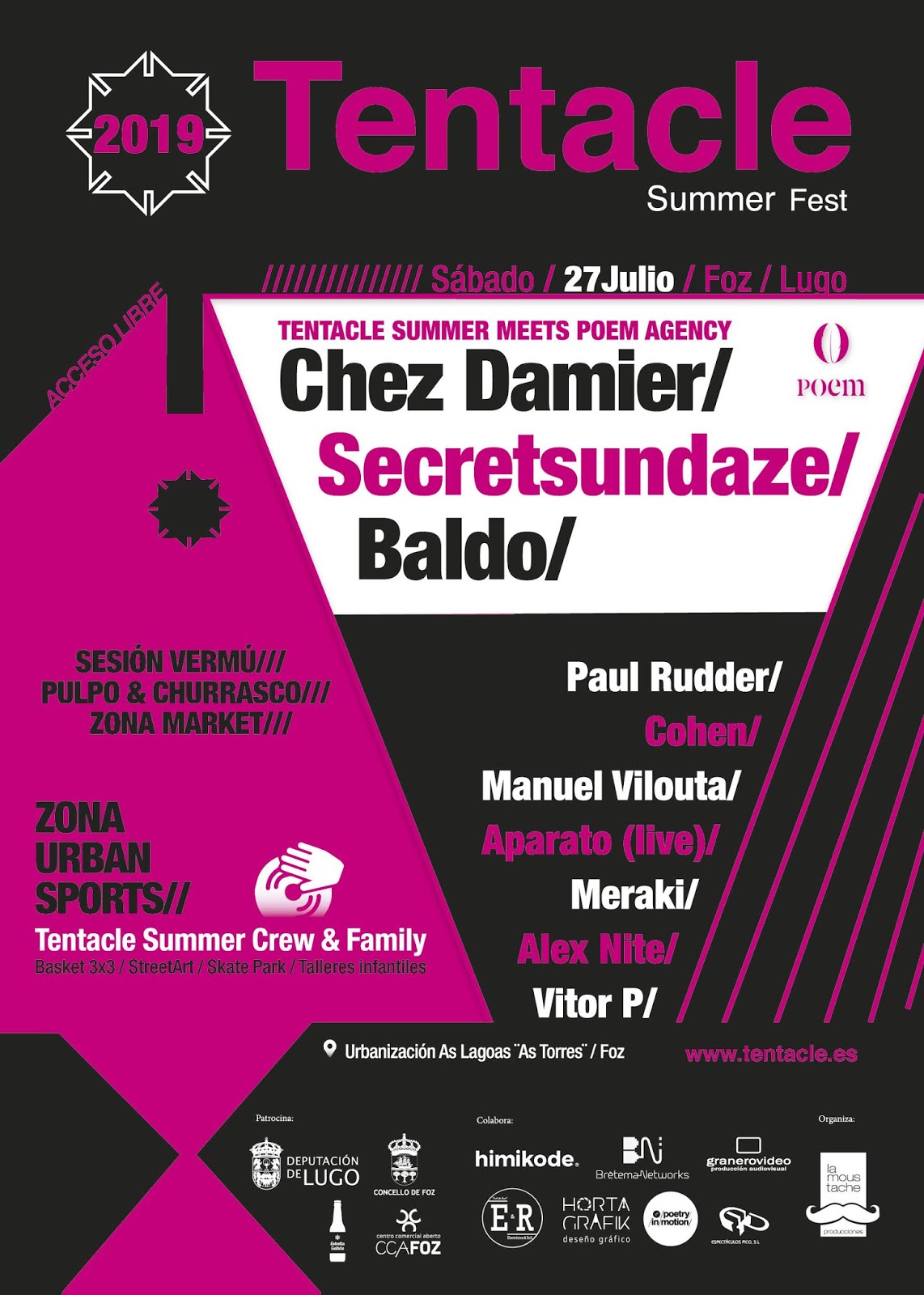 Tentacle Summer Fest 2019 en Foz - Lugo