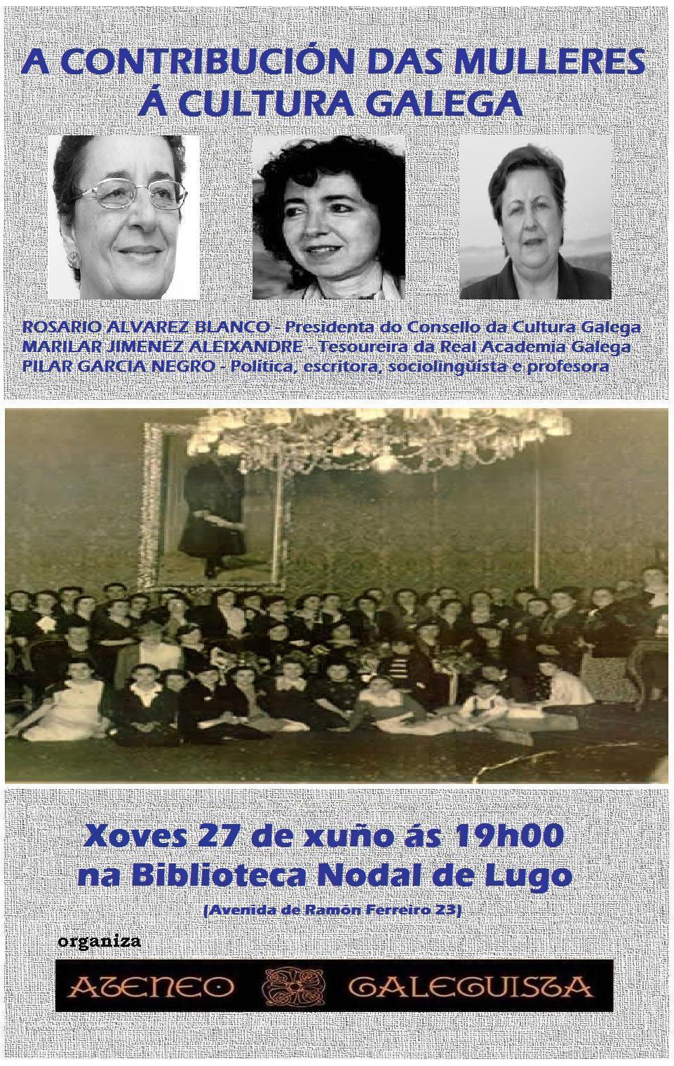 Conferencia: A contribución das mulleres á cultura galega