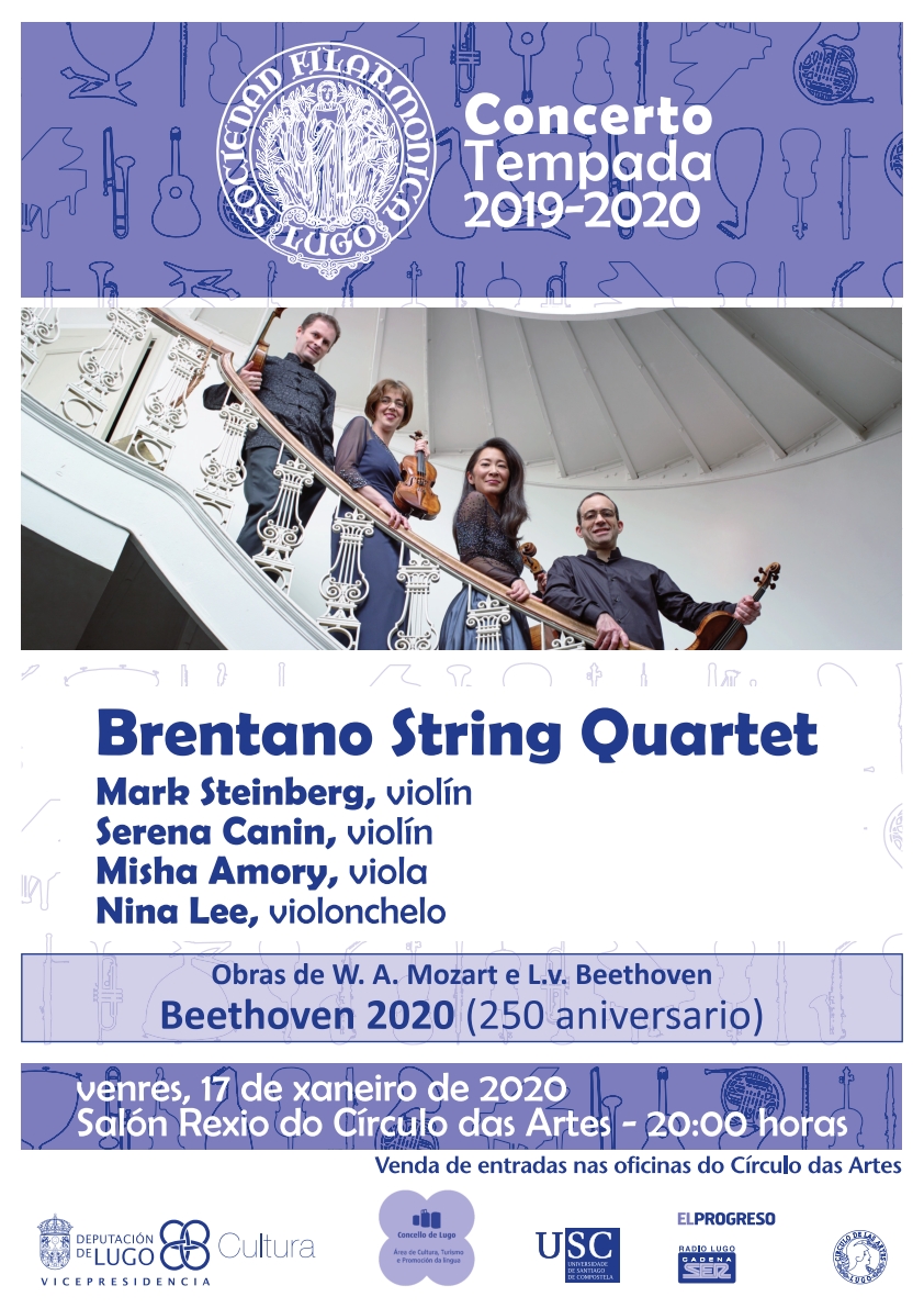 Cartel do Concerto de Brentano String Quartet