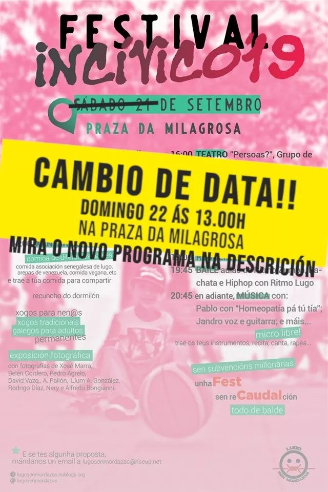 II Edición do Festival Incívico promovido por Lugo Sen Mordazas