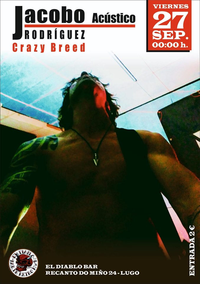 Concierto acústico de Jacobo Rodríguez de los Crazy Breed