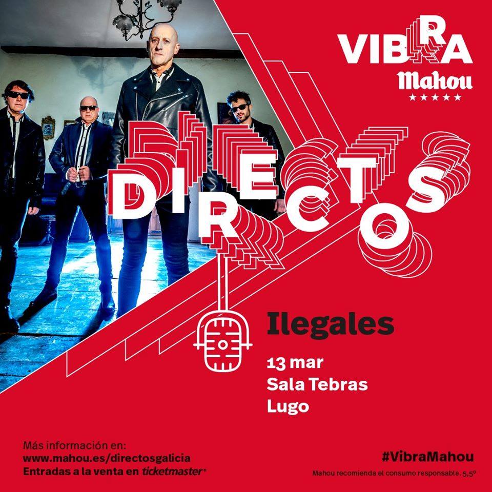 Cartel del Concierto Ilegales en Lugo