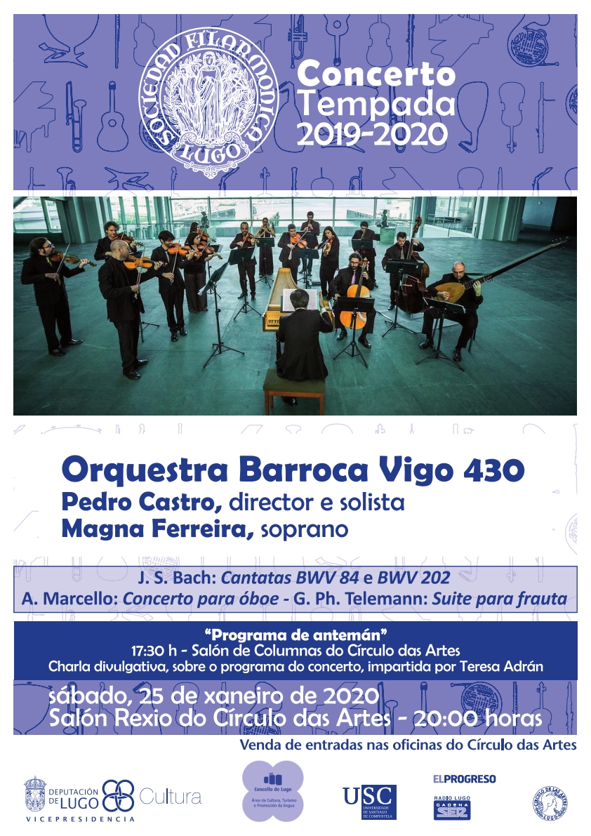 Cartel do concerto da Orquestra Barroca Vigo 430
