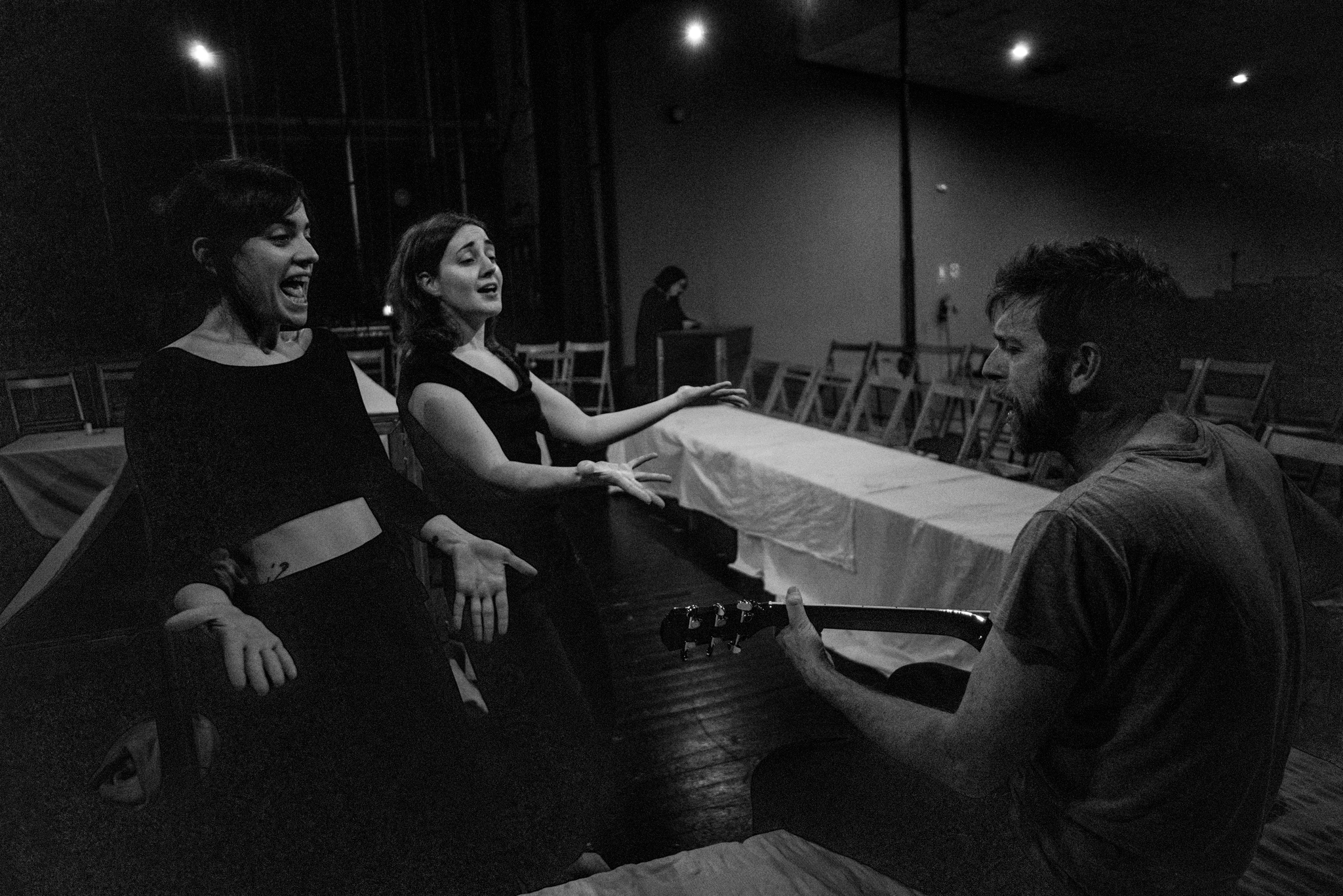 Poeta en Nova York con María Roja, Sergio Zearreta e Sabela Eiriz. Dirección: Paloma Lugilde