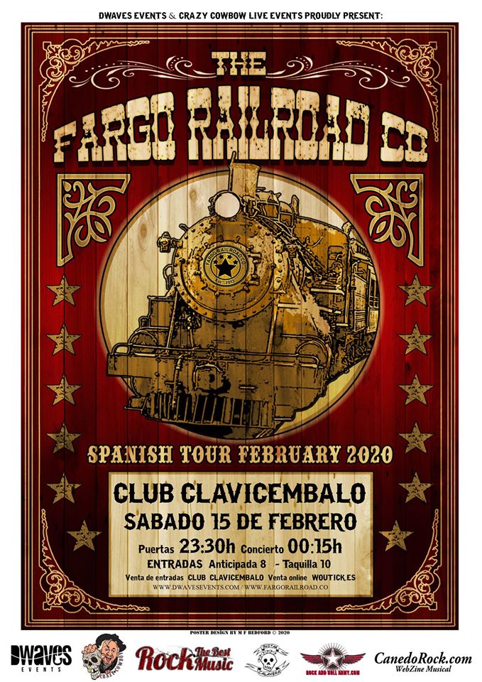 Cartel del Concierto: "The Fargo Railroad Co" en Lugo