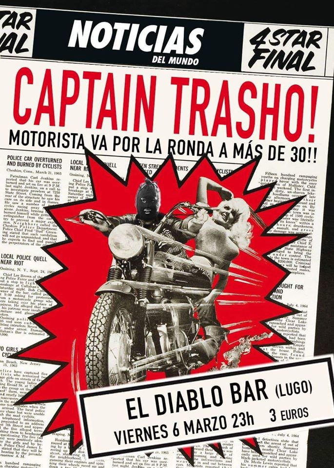 El Diablo Bar - Concierto de Captain Trasho