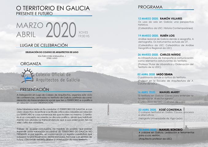 Conferencia: os usos do solo en Galicia
