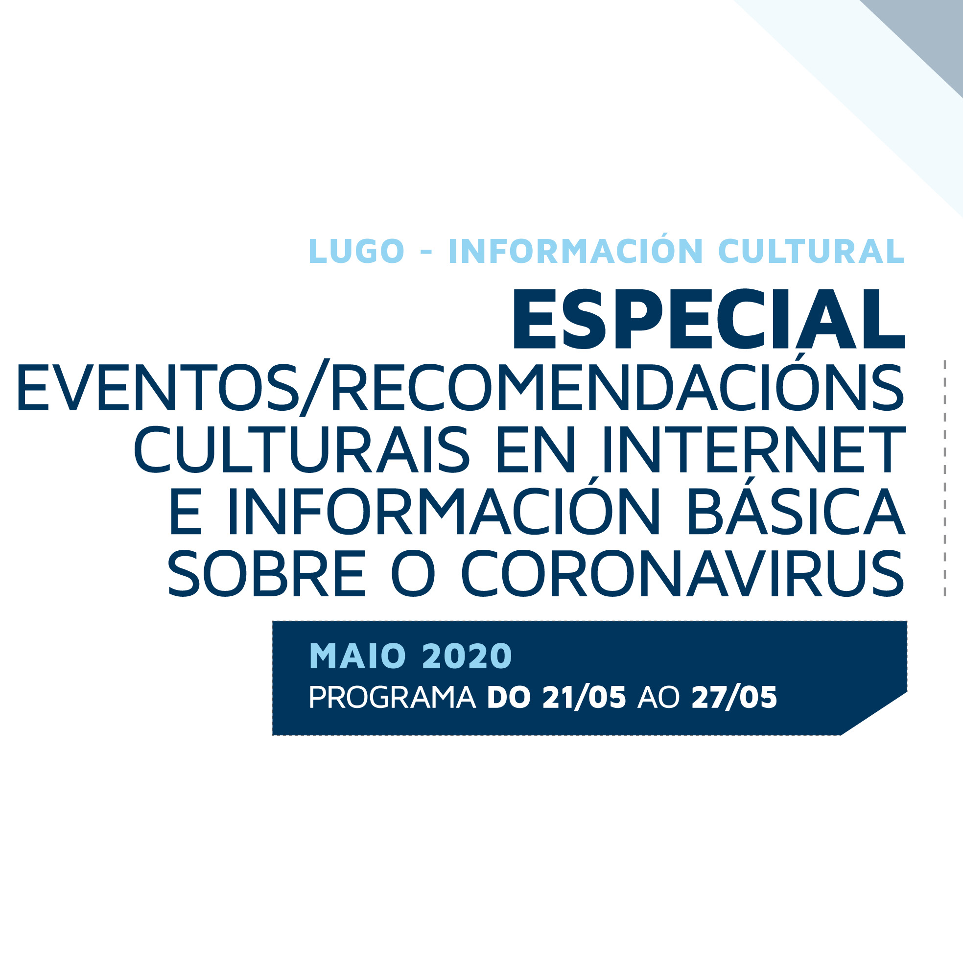 Portada do Boletín de información cultural da área de Cultura de Lugo – 15