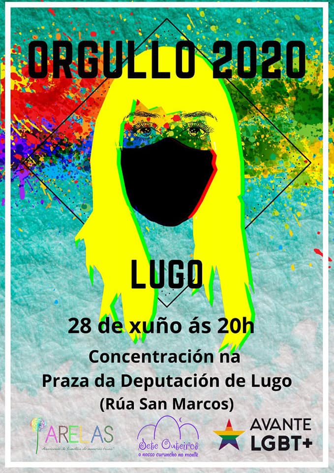 Concentración Orgullo 2020 en Lugo