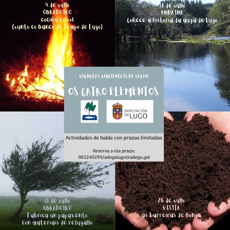 "Os catro elementos" - Xornadas ambientais en Lugo