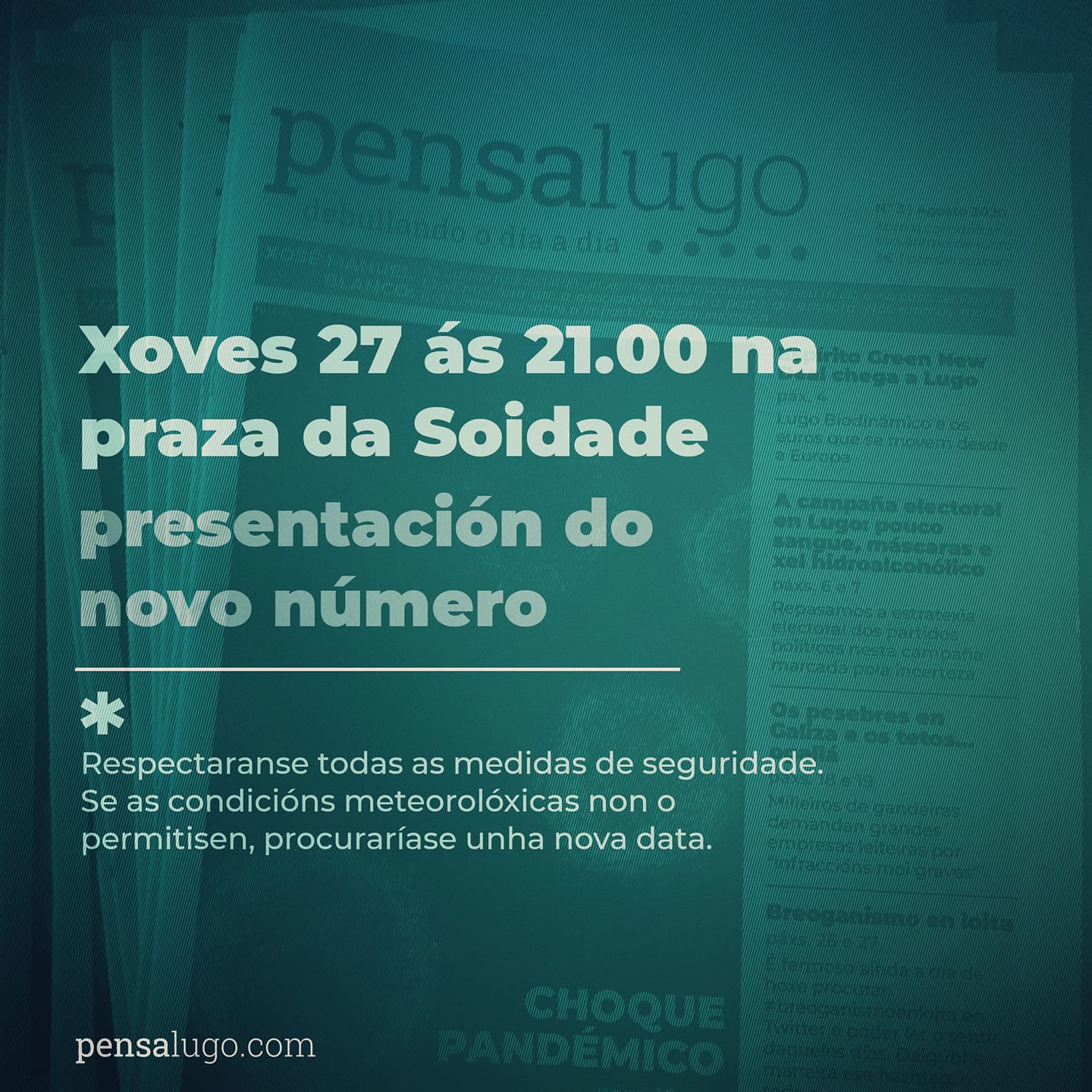 Presentación do novo número do Pensa Lugo