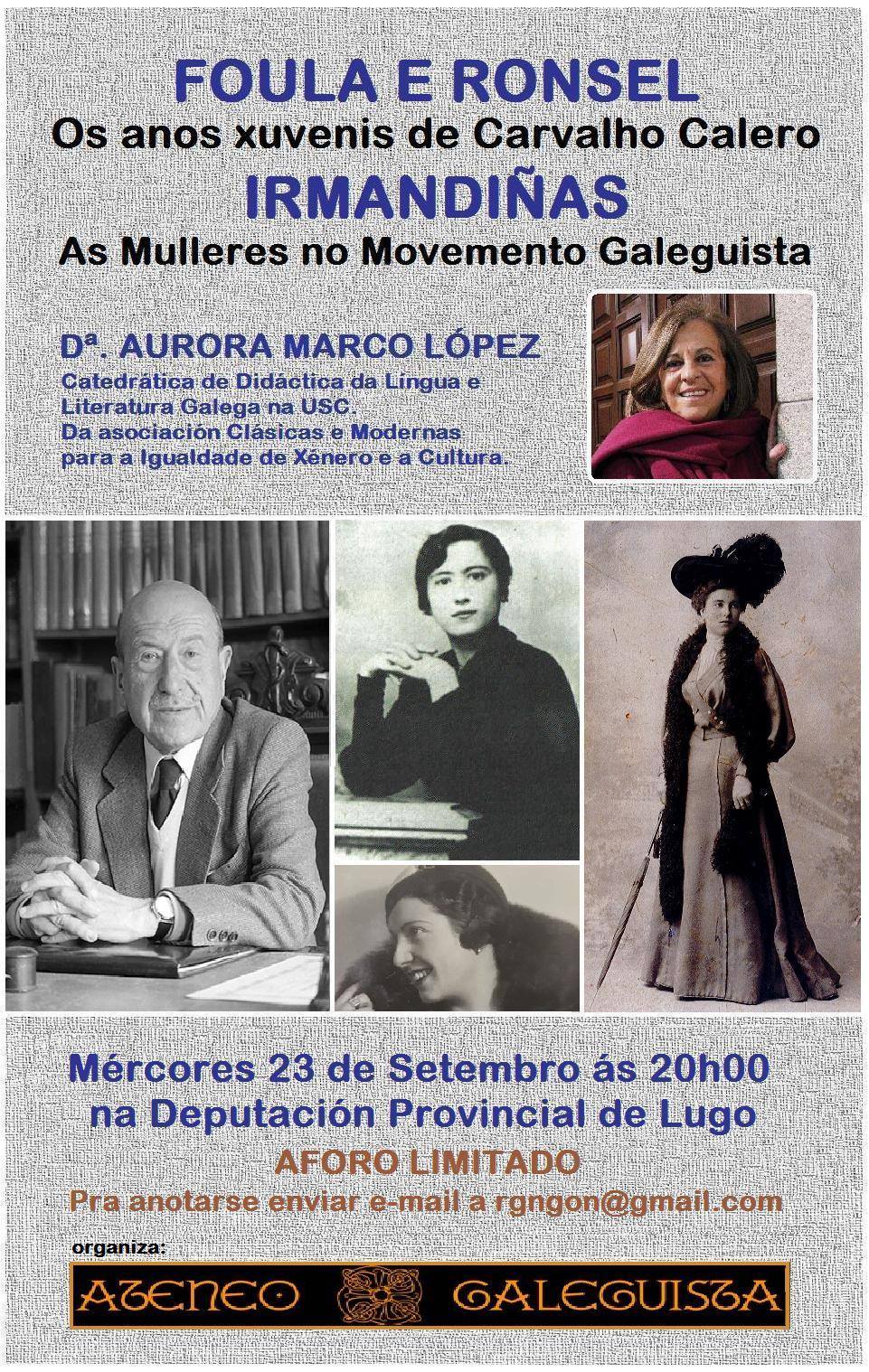 Conferencias - "Foula e Ronsel" e "Irmandiñas"