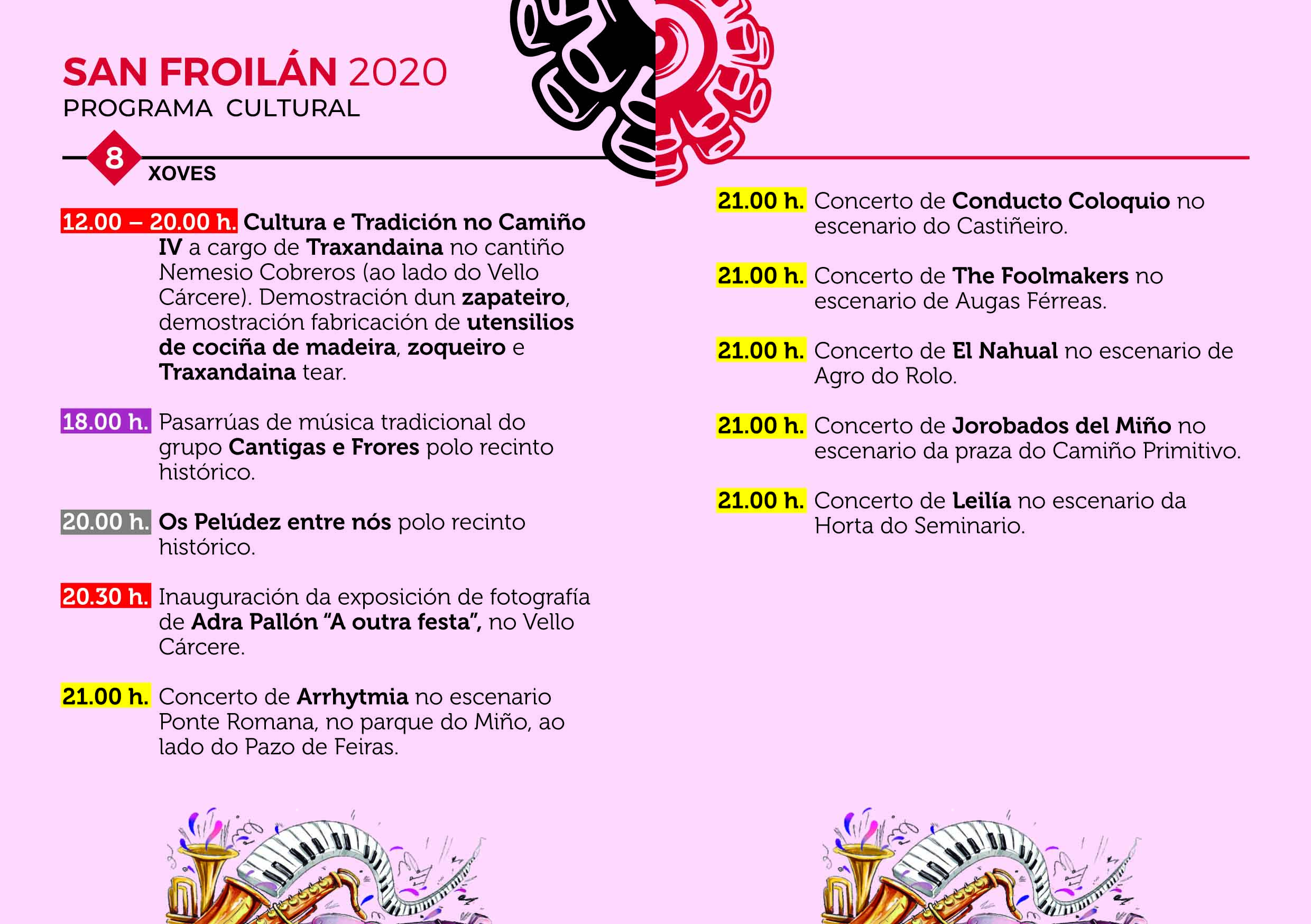 San Froilán 2020 - Programa