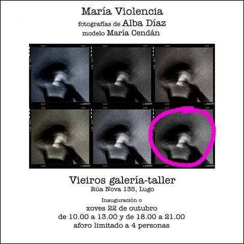 Inauguración da exposición "María Violencia" en Vieiros