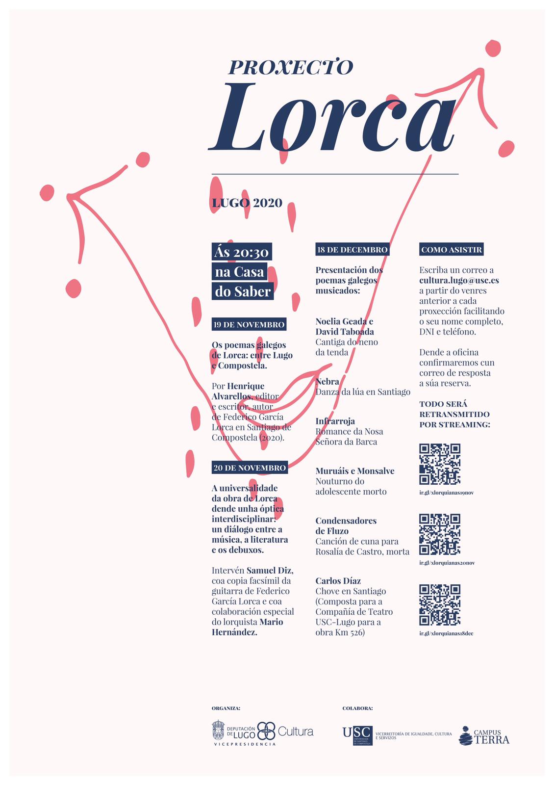 "Proxecto Lorca" - Grupos de Lugo poñen música aos poemas galegos de Lorca