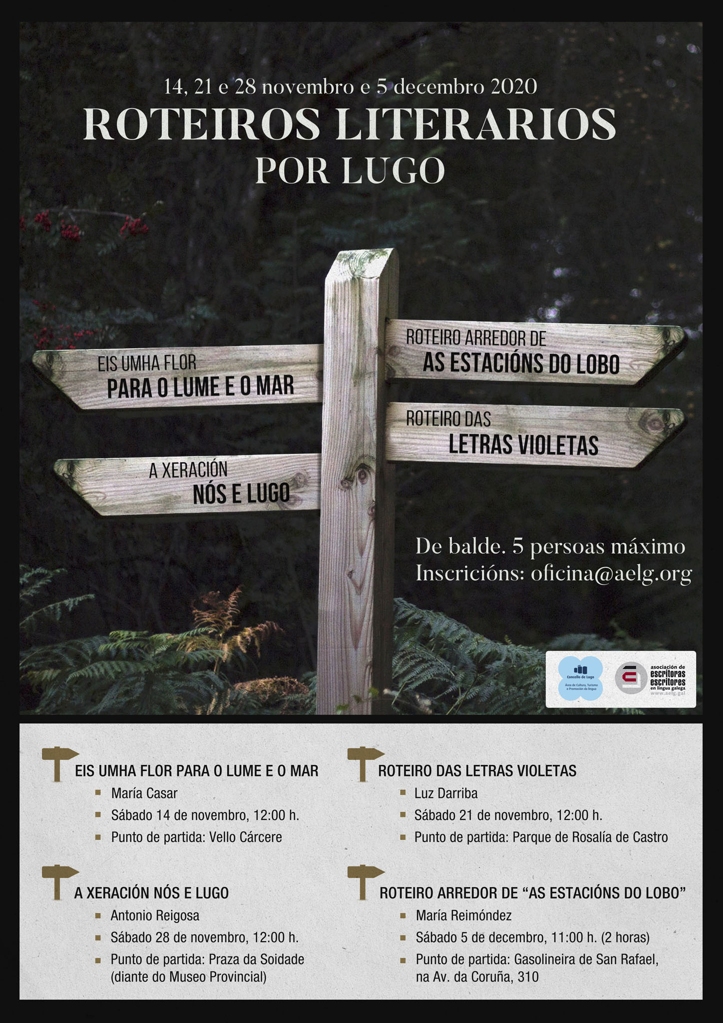 Roteiros literarios por Lugo