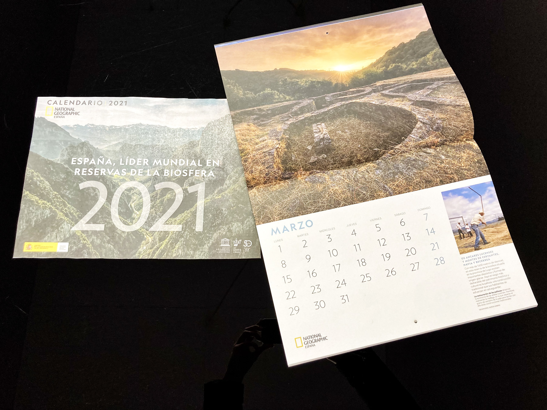 Unha fotografía dos Ancares Lucenses no calendario National Geographic