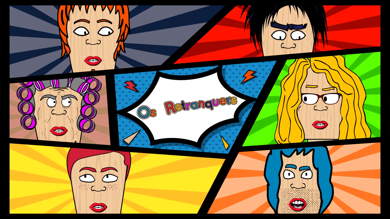"Os Retranquers" - Nova web serie animada lucense