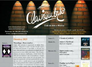 Programación do Club Clavicémbalo – Outubro 2025