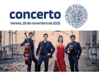 O prestixioso Cuarteto Gerhard en concerto en Lugo