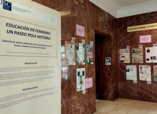 A Facultade de Formación do Profesorado do Campus de Lugo acolle a mostra ‘Educación en feminino: un paseo pola historia’