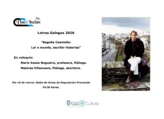 Coloquio homenaxe a Begoña Caamaño, autora protagonista do Día das Letras Galegas 2026