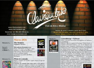 Programa do Club Clavicémbalo Marzo 2026