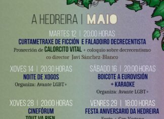 Programa de A Hedreira Maio 2026