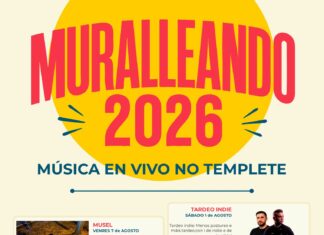 Programa do ciclo musical Muralleando 2026