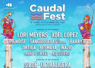 Cartel e horarios do Caudal Fest 2026