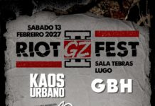 O Riot GZ Fest regresa a Lugo con Kaos Urbano, GBH, Sham 69, Aphonnic e Deaf Devils