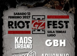O Riot GZ Fest regresa a Lugo con Kaos Urbano, GBH, Sham 69, Aphonnic e Deaf Devils