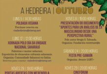 A Hedreira – Programación de outubro 2026