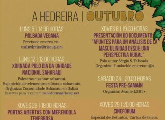A Hedreira – Programación de outubro 2026