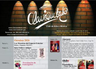 Club Clavicémbalo – Programa outubro 2026