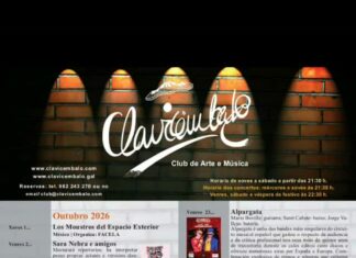 Club Clavicémbalo – Programa outubro 2026